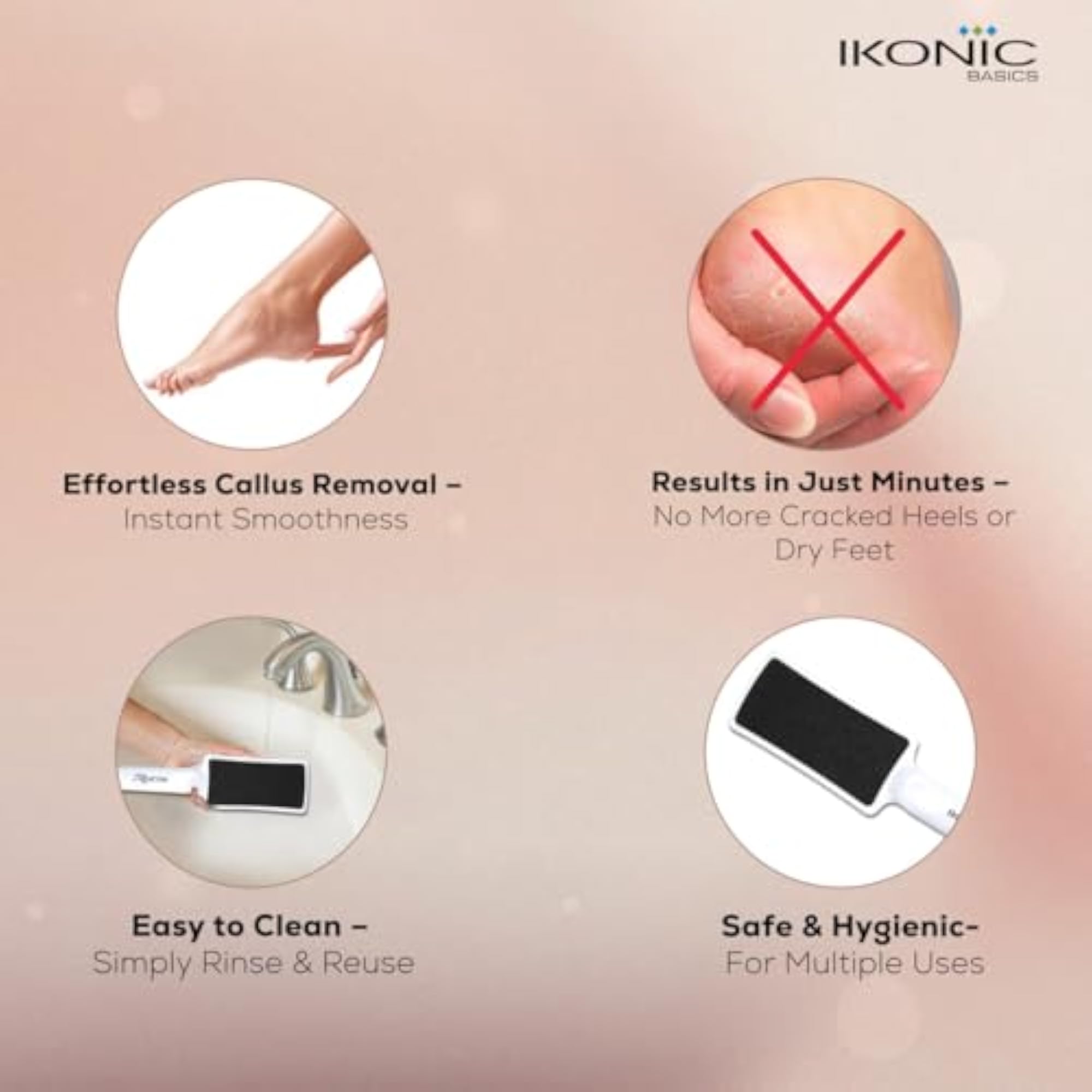 Professional Callus Remover Foot File, Dead Skin Remover