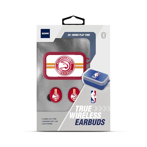 Image of SOAR NBA Wireless Sport Earbuds: Comfortable Fit & Convenient Charging