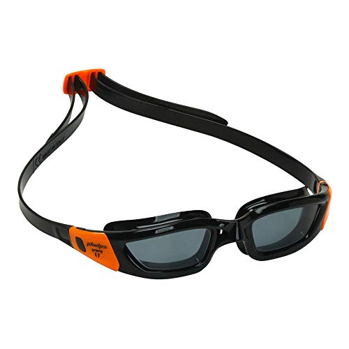 Phelps - MP Unisex-Youth Tiburon Junior Schwimmbrille, schwarz orange/getöntes Glas, Einheitsgröße Cover