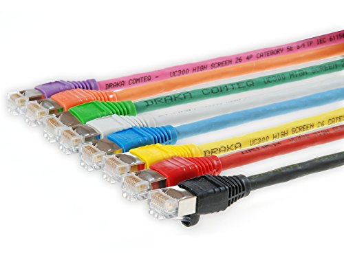 Tyco Electronics AMP CAT 5e Enhanced Category 5 UTP Patch Cord 4 Feet 1859241-4, 1859237-4, 1859244-4 Set of 25