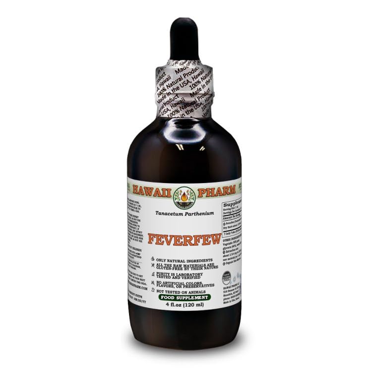 Hawaii Pharm Europe Mutterkraut-Trockenkraut-Flüssigextrakt Alkoholfrei, 120 ml