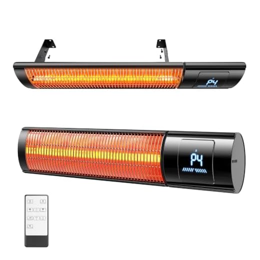 1500W Outdoor Electric Infrared Heater for Garage Patio Porch & Backyard