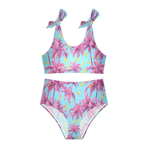 Image of Boccsty Cute Crab Red Blue Girls Swimsuits Kids Bikini Sets 2 Pcs Bathing Suit for 3T