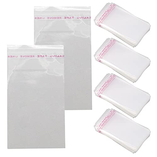 Amazon | テープ付きOPP袋 大容量セット 2000枚 クリアカラー