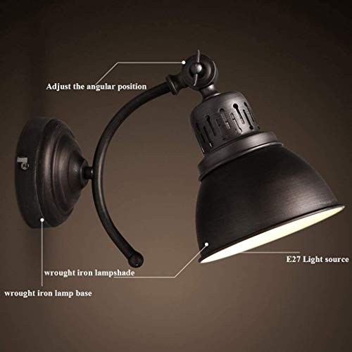 Lámpara de pared retro para iluminar con estilo tu dormitorio o pasillo 3