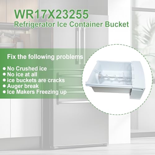 OEM WR17X23255 Ice Container Bucket Assembly Compatible with General GE Electric Refrigerator by RKJFHIUR - Image 5