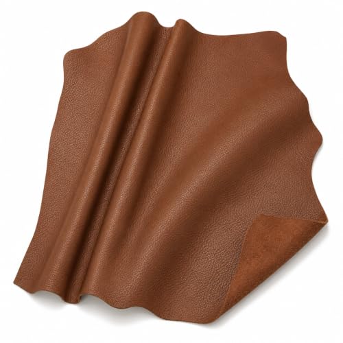 REED Leather Hides Cow Skins 12 X 24 Inches 2 Square Foot Brown