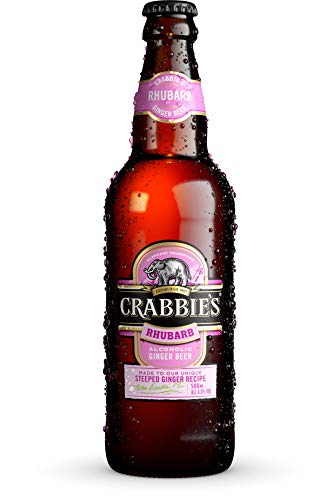 Crabbie's Rhubarb Alcoholic Ginger Beer, 12 x 500ml
