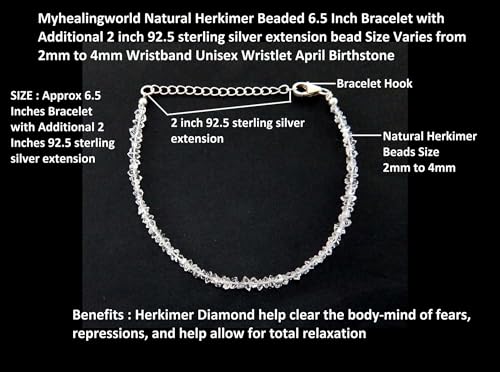 Image of Natural Gemstone Bead Bracelet for Women - Healing Crystal Reiki Bracelet, Handmade Spiritual Protection Jewelry, Energy Stone Stretch Bracelet Gift for Women & Girls