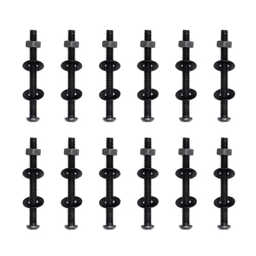 12PCS Brake Cage Screws Release Bolt Cage Bolt Replacement High Durability Carbon Steel for Trailer Spring Brakes