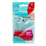 TePe Interdentalbürste Rot ISO-Größe 2 (0,5 mm) / Für eine einfache und gründliche Reinigung der Zahnzwischenräume / 1 x 8 Interdentalbürsten