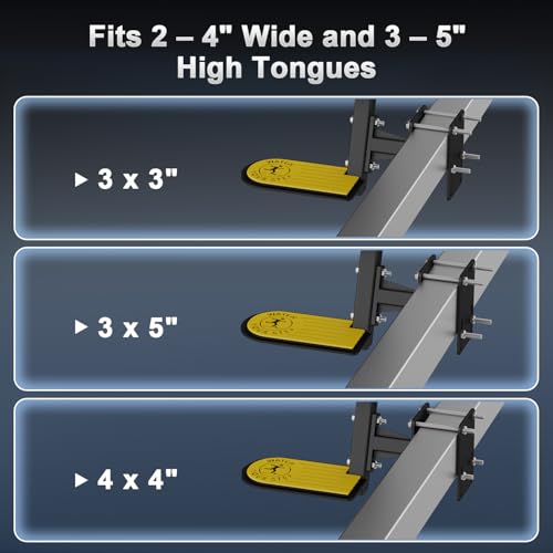 MILBOPAX Heavy-Duty 4-Step Trailer Steps