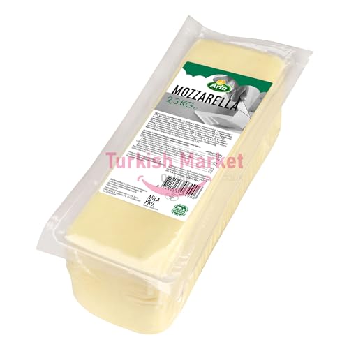Arla Mozzarella Cheese Block Mild anc Creamy Medium Fat Cheese 2300 G by TOM
