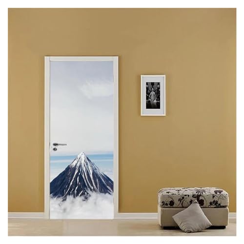 Sticker cloud auto-adhésif pour porte 90x200cm décoratif - 5
