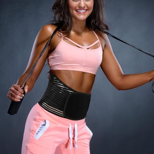 Faja lumbar ajustable Abaodam talla L para soporte y compresión miniatura 3