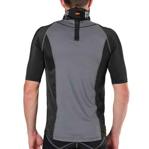 Shock Doctor Compression Shirt with Neckguard for Hockey with Integrated Neck Guard. for Adult Men3
