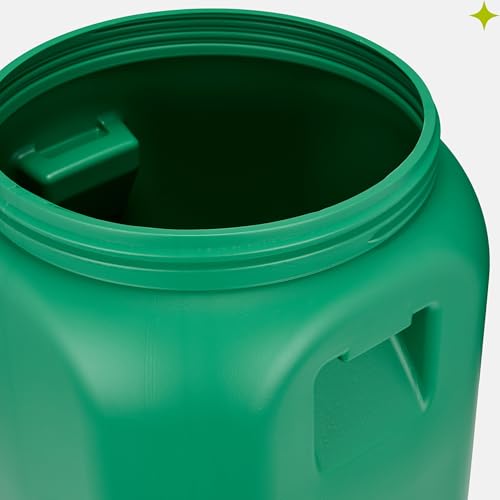 Garronda Weithalsfass 60 Liter Futtertonne mit Deckel ohne Dichtung– BPA-freier HDPE Futterbehälter für Wasser, Lagerung, Tierfutter, Sauerkraut und Gurken GD-0142