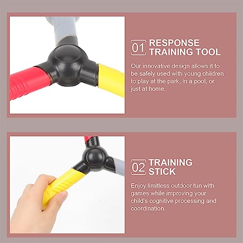 BESPORTBLE 2Pcs Treinador De Captura De Reação Coordenação Olho-Mão Ferramenta De Treinamento De Vel