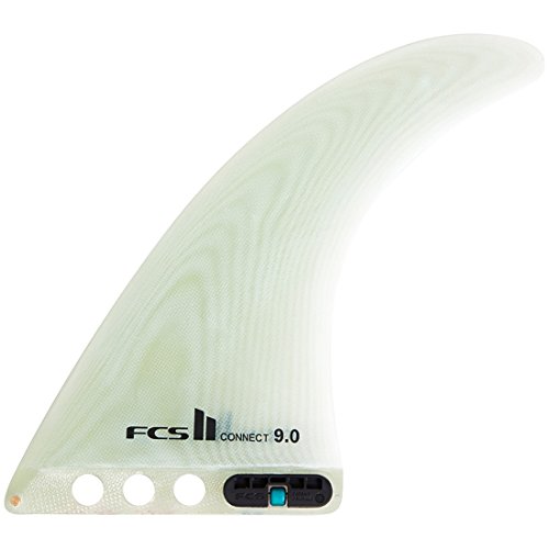 FCS II Connect Performance Glass Longboard Fin 9 inch Clear