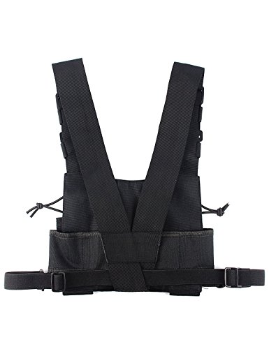 Lewong Universal Radio Chest Harness Bag Pocket Pack Holster  For Two Way Radio (Rescue Essentials) #TOP3