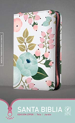 Santa Biblia NTV, EdiciÃ³n zÃ­per, JardÃ­n (Tela) (Spanish Edition)