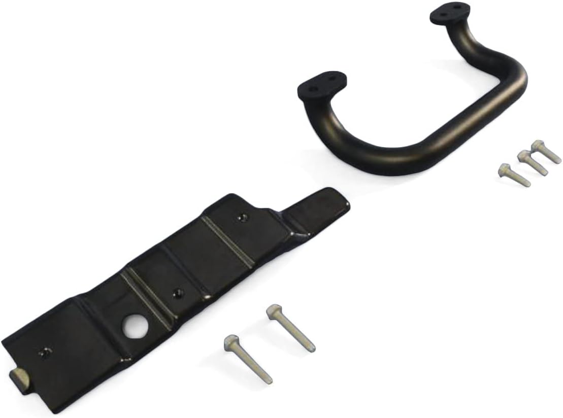 Mopar 82214304 Grab Handle Heavy Duty Grab Handle, Interior B-Pillar (passenger side cargo door). Includes reinforcement mounting bracket to prevent pillar damage