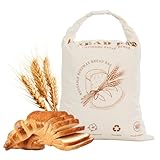 STOROGI Beeswax Bread Bag, 1 Pack Sourdough Bread Bags for Homemade Bread, 17x13 Inches Bees Wax Wraps Reusable With Freshness Lock Zipper, Keep Bread Fresh for Longer（Caramel loaf-1 Pack）