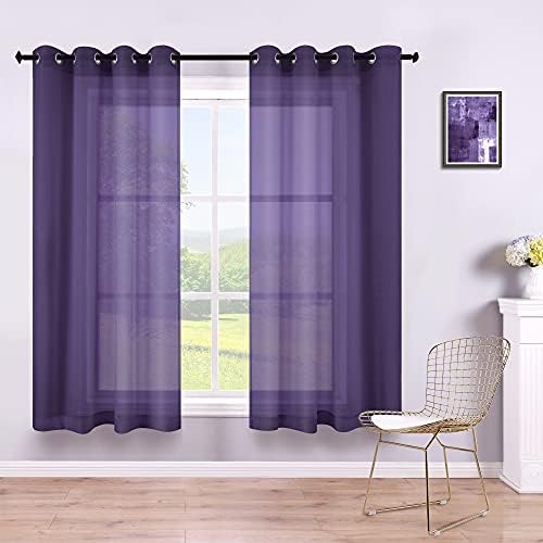 purple curtains