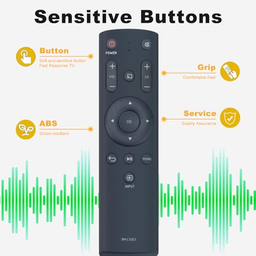Télécommande RM-C3321 pour JVC contrôle instantané des fonctions Smart TV
