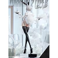 Tongyundacheng 2B Actionfigur mit Zubehör, Anime Spiel Mädchen Figur Modell, Bunny Ver, Yorha 2B Automata Statue, Desktop-Ornament Sammelgeschenk, 48 cm – Ansicht 3