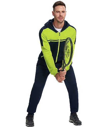 SWISSWELL Men's 2 Piece Tracksuit Athletic Hoodie & Sweatpants Sweatsuit - image 7