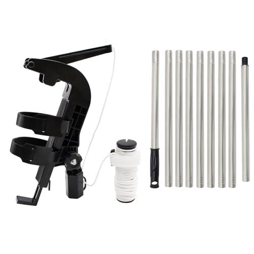 Sprühdosen Verlängerung mit 3.2m Teleskopstange - Wespenspray Spraydosen Verlängerung, Hornissen Spray Sprühdosenhalter, Sprühdosenverlängerung Einstellbarer Winkel Sprühstange