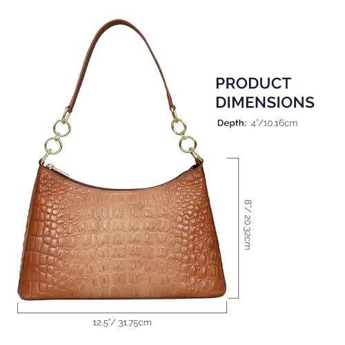 Image of Anuschka Women's Original Hand-Painted Genuine Leather Hobo with Chain Strap