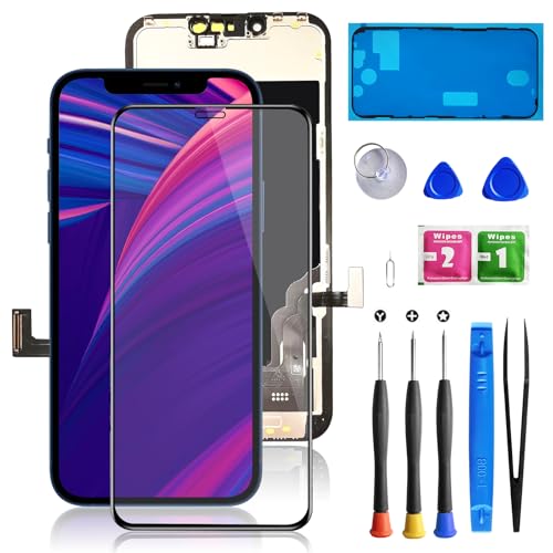 for iPhone 13 Screen Replacement 6.1 inch for A2482 A2631 A2635 A2633 A2634 3D Touch LCD Screen Digitizer with Repair Tools+Waterproof Seal+Screen Protector