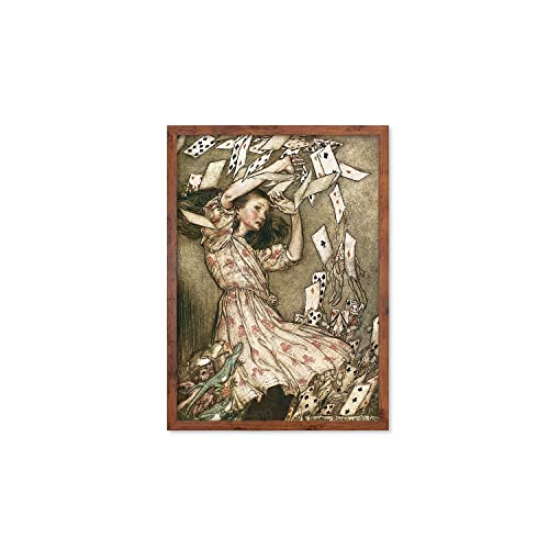Alice au pays des merveilles impression artistique cartes Arthur Rackham souvenir