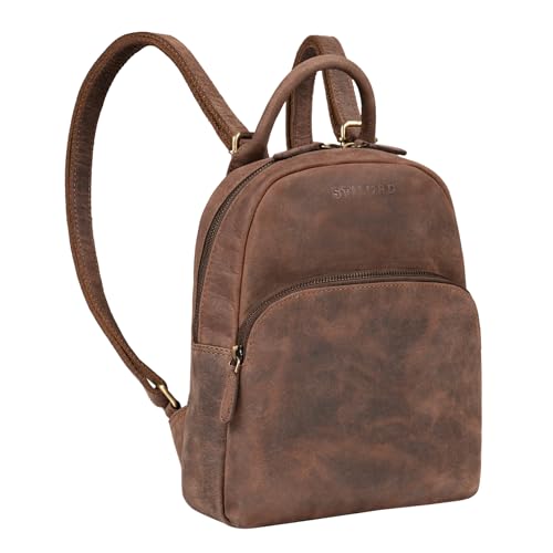 STILORD 'Ruby' Daypack Damen Leder Rucksack...