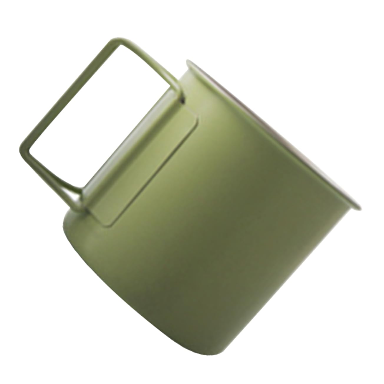 VANZACK 5stücke Faltbarer Campingbecher Mit Griff Multifunktionale Outdoor Tasse Für Wasser Kaffee Und Getränke Tragbar Und Leicht Für Camping Und Grün