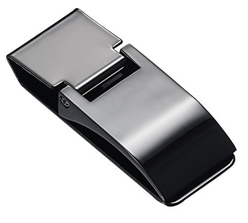 Visol Personalized Calvin Gunmetal Hinged Money Clip with Free Engraving2