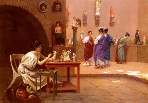Pintura mural en lienzo decorativo de Jean-Léon Gérôme, cuadro vintage de 60x90cm