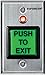 Seco-Larm Enforcer Push-to-Exit Plate, Illuminated with Timer (SD-7623-GSTQ)