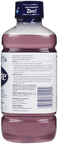 Pedialyte Oral Electrolyte Solution - Grape - 1 lt - 2 pk