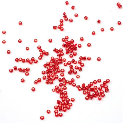 400 piezas de cuentas de pesca anti-colisión de vidrio 1.5mm y 2mm