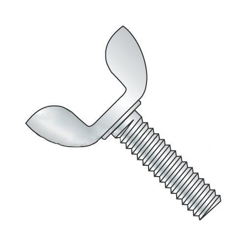 5/16-18 x 1 1/2" Type D/Stamped Wing Screws/Steel/Zinc (Carton: 200 pcs)