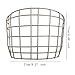 Aosekaa Baseball Wire Face Guard Ice Hockey Face Mask Hardware Metal Face Protector Softball Face Mask for Batting Sports Outdoor, Gray, 21x17cm