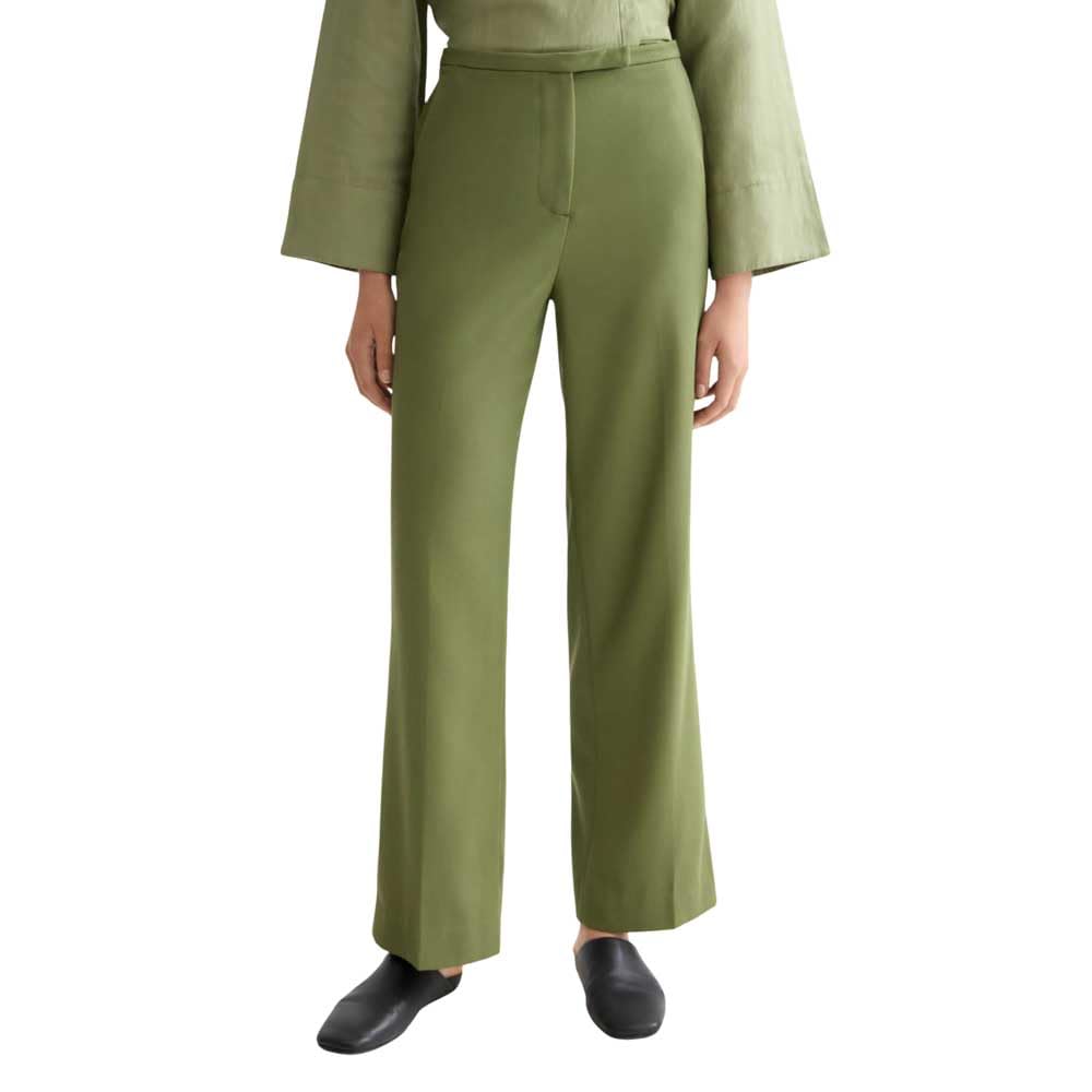Scotch & Soda Edie - High Rise Wide Leg Gabardine Pant