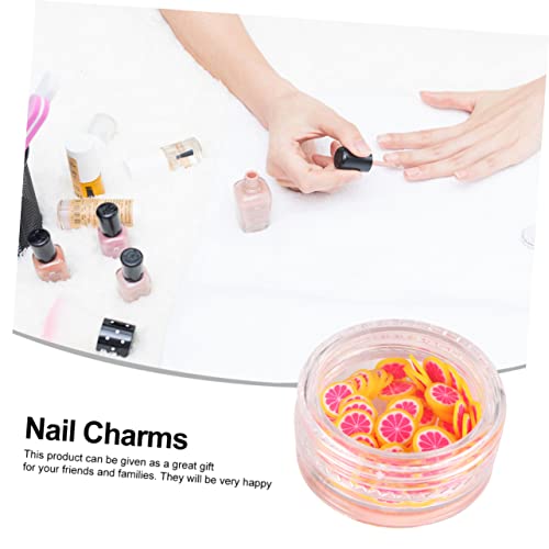 ADOCARN 12 Pçs Nail Art De Frutas Cerâmica Macia Scrapbook Enfeites Decoração De Unhas Decoração De