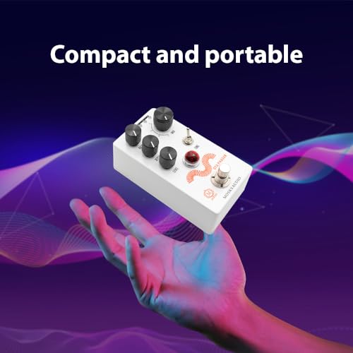 Jemora Pédale de phaser pour guitare électrique Effets de guitare Pédale de fréquence, profondeur, contrôle de niveau True Bypass Tone Toggle Swtich Coque en métal DC 9 V 6,35 mm Interface - Les Beatles, Paul McCartney, John Lennon, RIngo Starr, George Harrison Jemora Pédale de phaser pour guitare électrique Effets de guitare Pédale de fréquence, profondeur, contrôle de niveau True Bypass Tone Toggle Swtich Coque en métal DC 9 V 6,35 mm Interface – Image 4