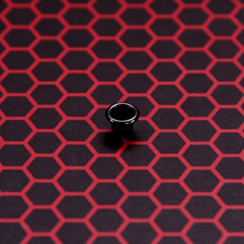 Image of KYDEX Thermoform Sheet - (Honeycomb Camo) - (E.M.T. Red /Black - Reversed) - (12in x 12in) - (1 Sheet) - (for Holster Making, Cosplay, Hobby) - (USA Made)