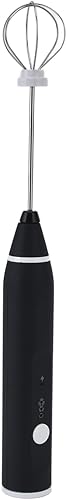 Miniatura 8 de Espumador de leche recargable, agitador eléctrico de 3 modos de velocidad, sonda desmontable de acero inoxidable eléctrico, antiadherente, flexible,