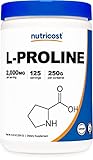 Nutricost L-Proline Powder 250 Grams - 2,000mg Per Serving, Non-GMO